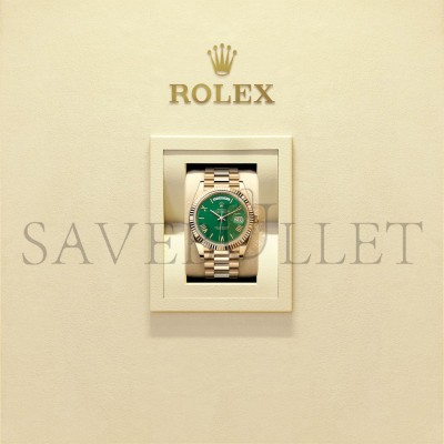 ROLEX DAY-DATE 40 OYSTER, 40 MM, YELLOW GOLD WATCH 228238-0061