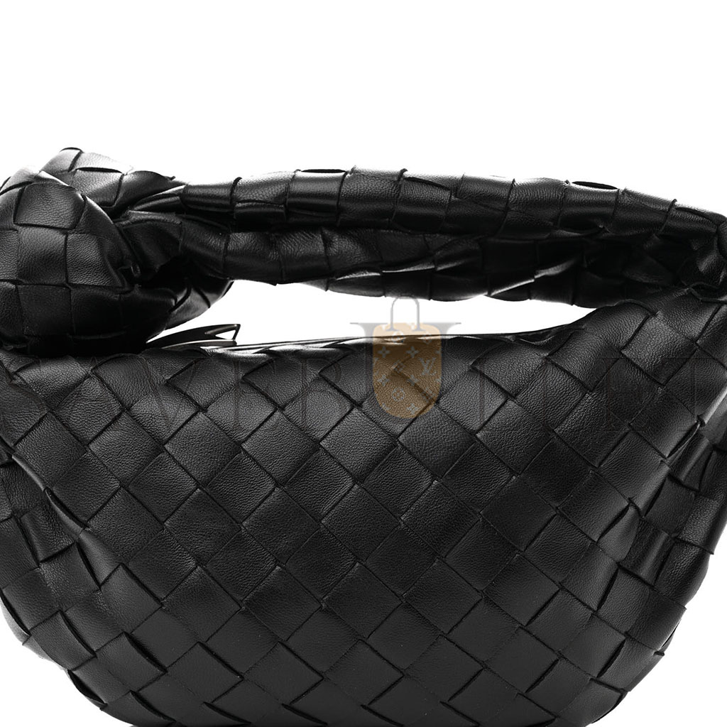 BOTTEGA VENETA NAPPA INTRECCIATO MINI JODIE BLACK (21*14*3cm)