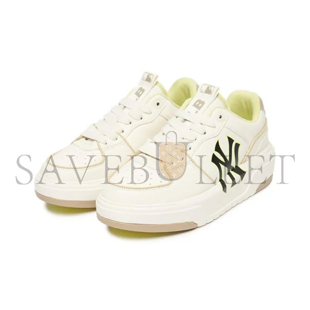 MLB CHUNKY LINER SKATEBOARD SHOES UNISEX LOW-TOP WHITE 3ASXCA12N