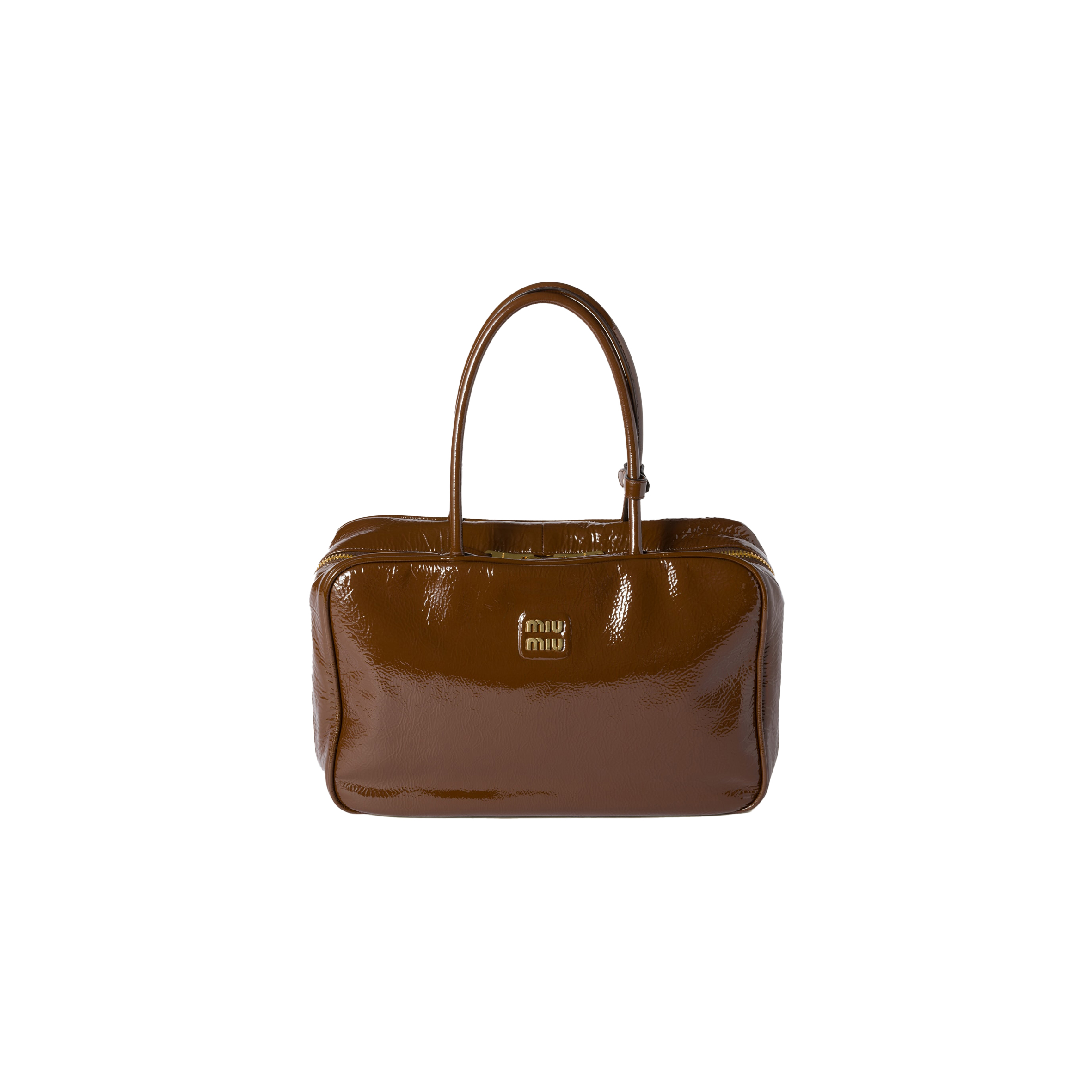 MIU MIU BEAU NAPLAK PATENT LEATHER BAG 5BB117 (34*23*10cm) MIU MIU BEAU NAPLAK PATENT LEATHER BAG 5BB117 (34*23*10cm)