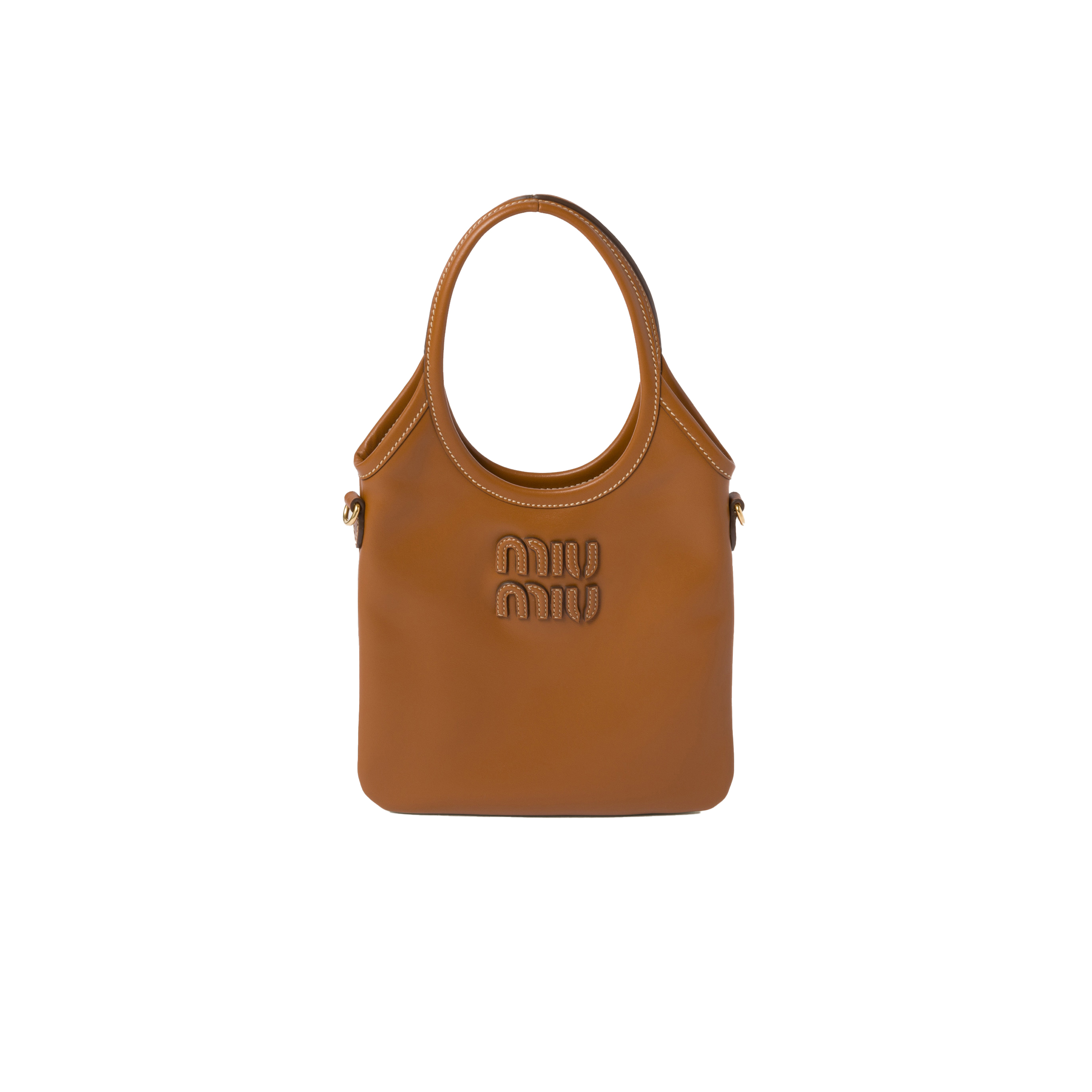 MIU MIU IVY LEATHER HANDBAG 5BG281 (24*20cm) MIU MIU IVY LEATHER HANDBAG 5BG281 (24*20cm)