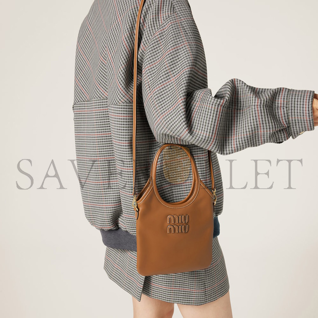 MIU MIU IVY LEATHER HANDBAG 5BG281 (24*20cm) MIU MIU IVY LEATHER HANDBAG 5BG281 (24*20cm)
