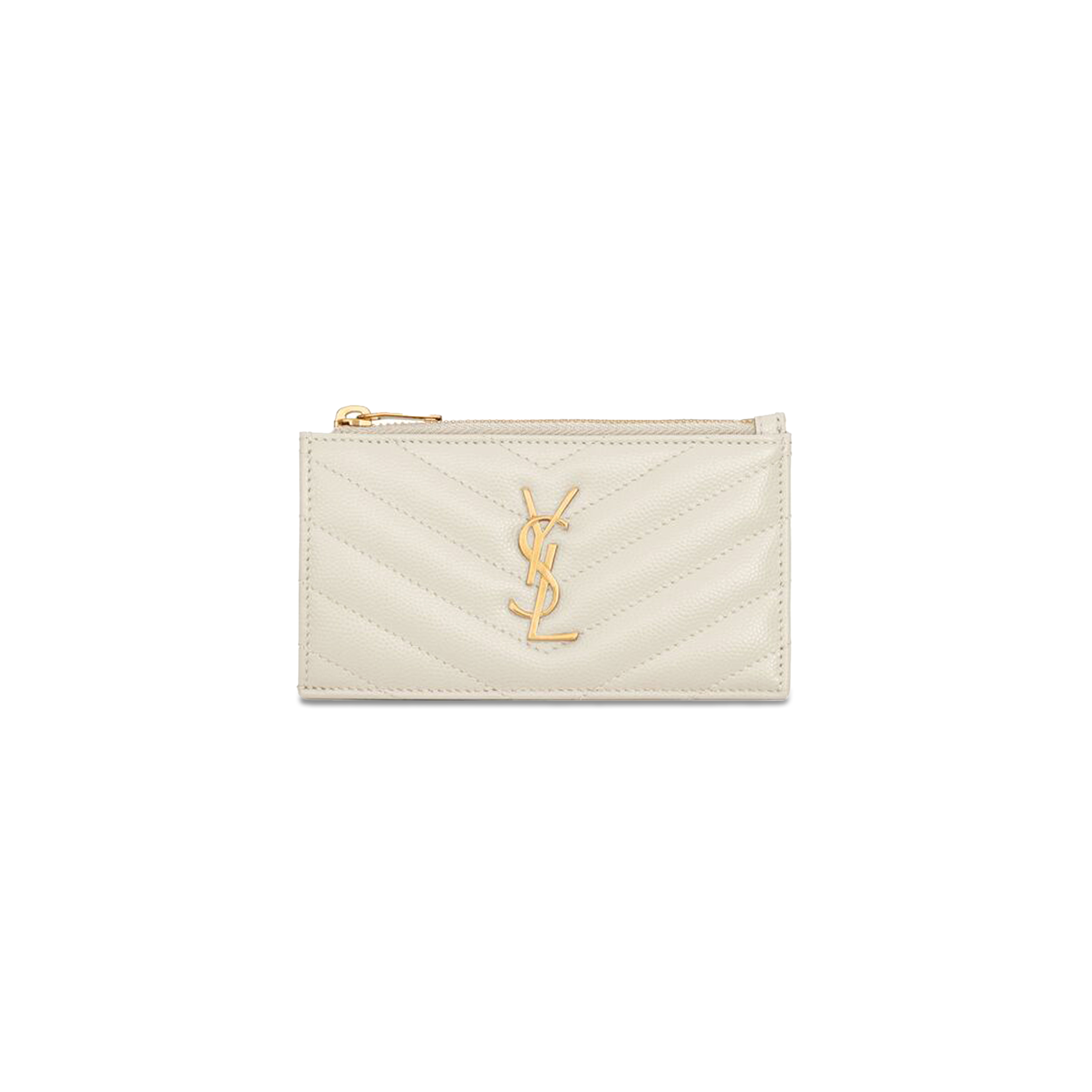 YSL CASSANDRE MATELASSÉ FRAGMENTS CARD CASE IN GRAIN DE POUDRE LEATHER 607915BOW019207 (13*8*2cm) YSL CASSANDRE MATELASSÉ FRAGMENTS CARD CASE IN GRAIN DE POUDRE LEATHER 607915BOW019207 (13*8*2cm)