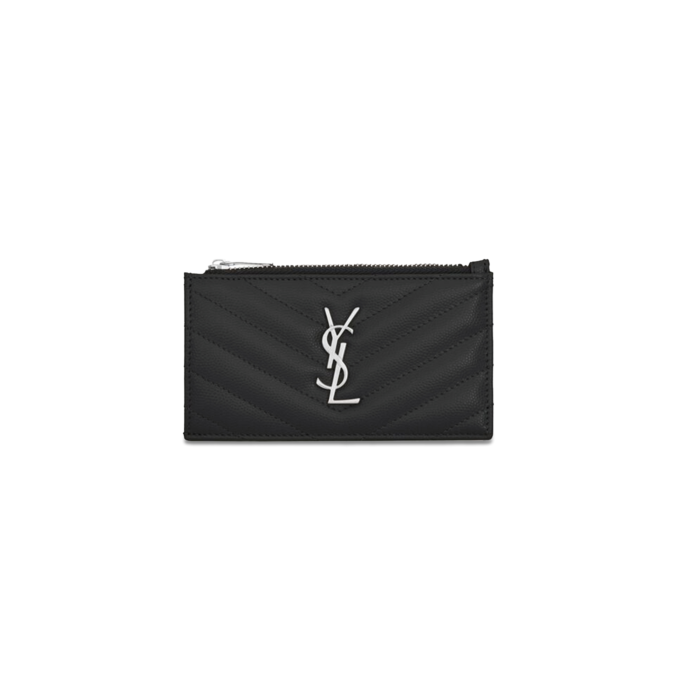 YSL CASSANDRE MATELASSÉ FRAGMENTS CARD CASE IN GRAIN DE POUDRE LEATHER 607915BOW021000 (13*8*2cm) YSL CASSANDRE MATELASSÉ FRAGMENTS CARD CASE IN GRAIN DE POUDRE LEATHER 607915BOW021000 (13*8*2cm)