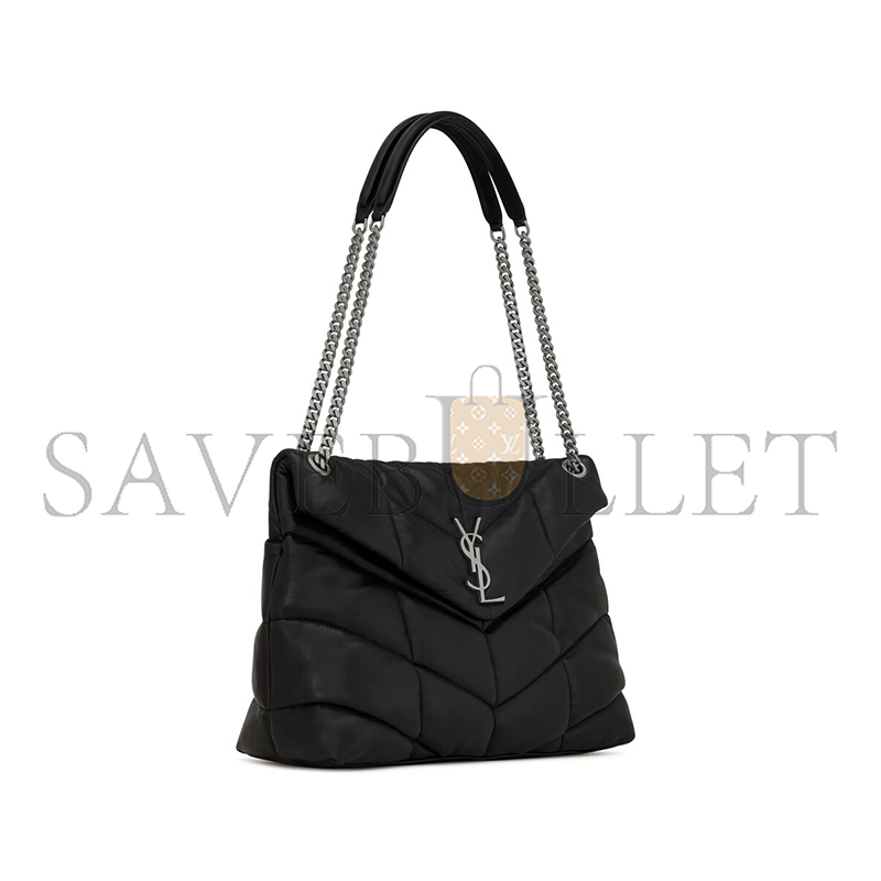 YSL PUFFER MEDIUM IN NAPPA LEATHER 5774751EL001000 (35*23*13.5cm)
