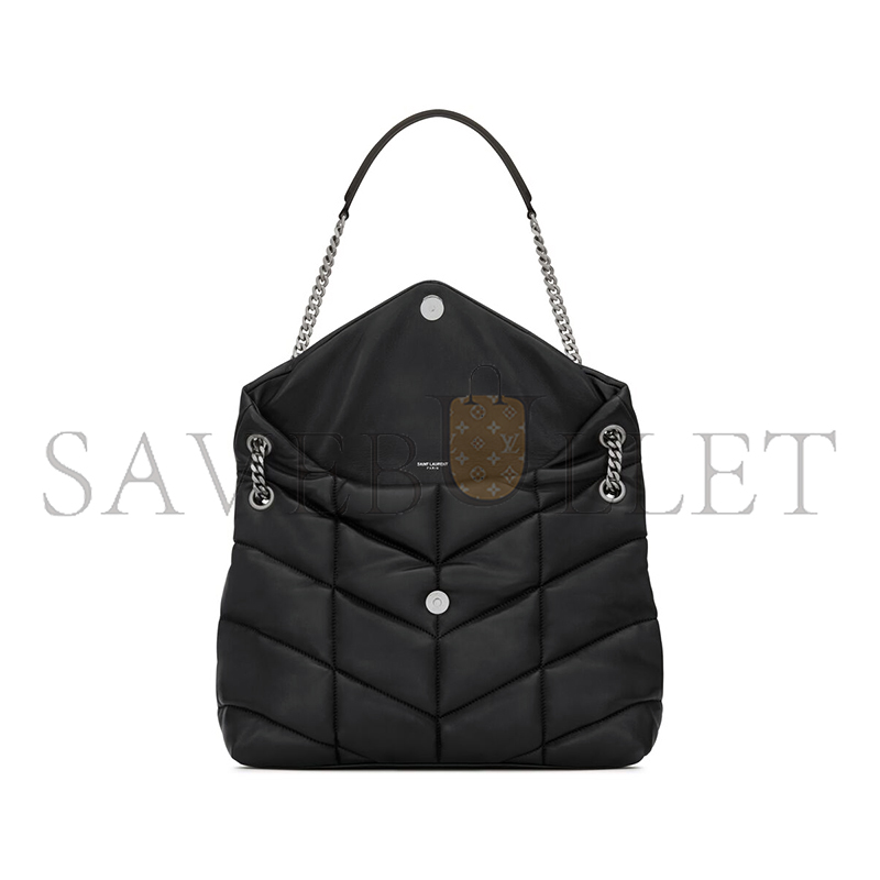 YSL PUFFER MEDIUM IN NAPPA LEATHER 5774751EL001000 (35*23*13.5cm)
