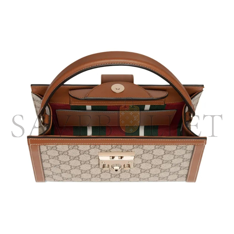 GUCCI PADLOCK FABRIC MEDIUM SHOULDER BAG ‎838992FAD6L9758 (25.5*17.5*10cm)