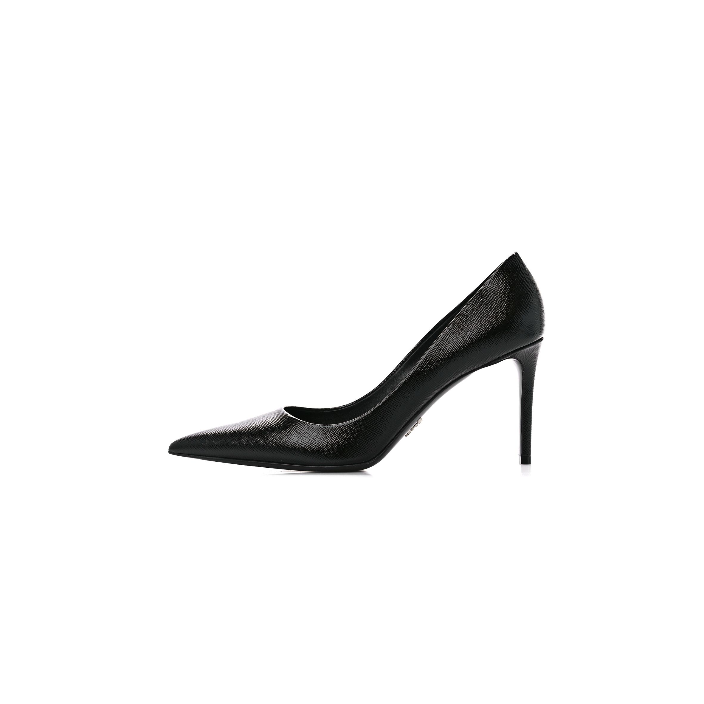PRADA SAFFIANO VERNICE PUMPS 39.5 BLACK PRADA SAFFIANO VERNICE PUMPS 39.5 BLACK
