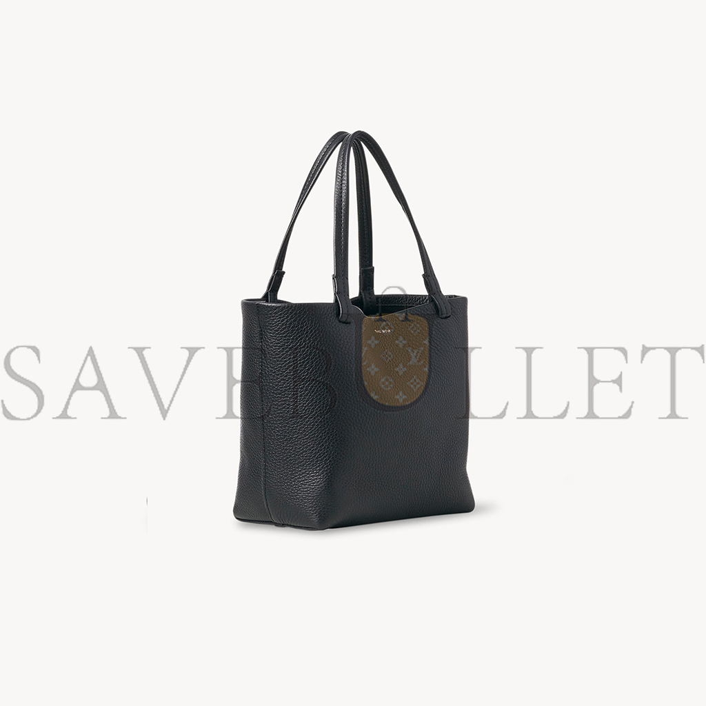 THE ROW SMALL PARK TOTE BAG IN LEATHER BLACK W1199L129BLPL (29*18*10cm)