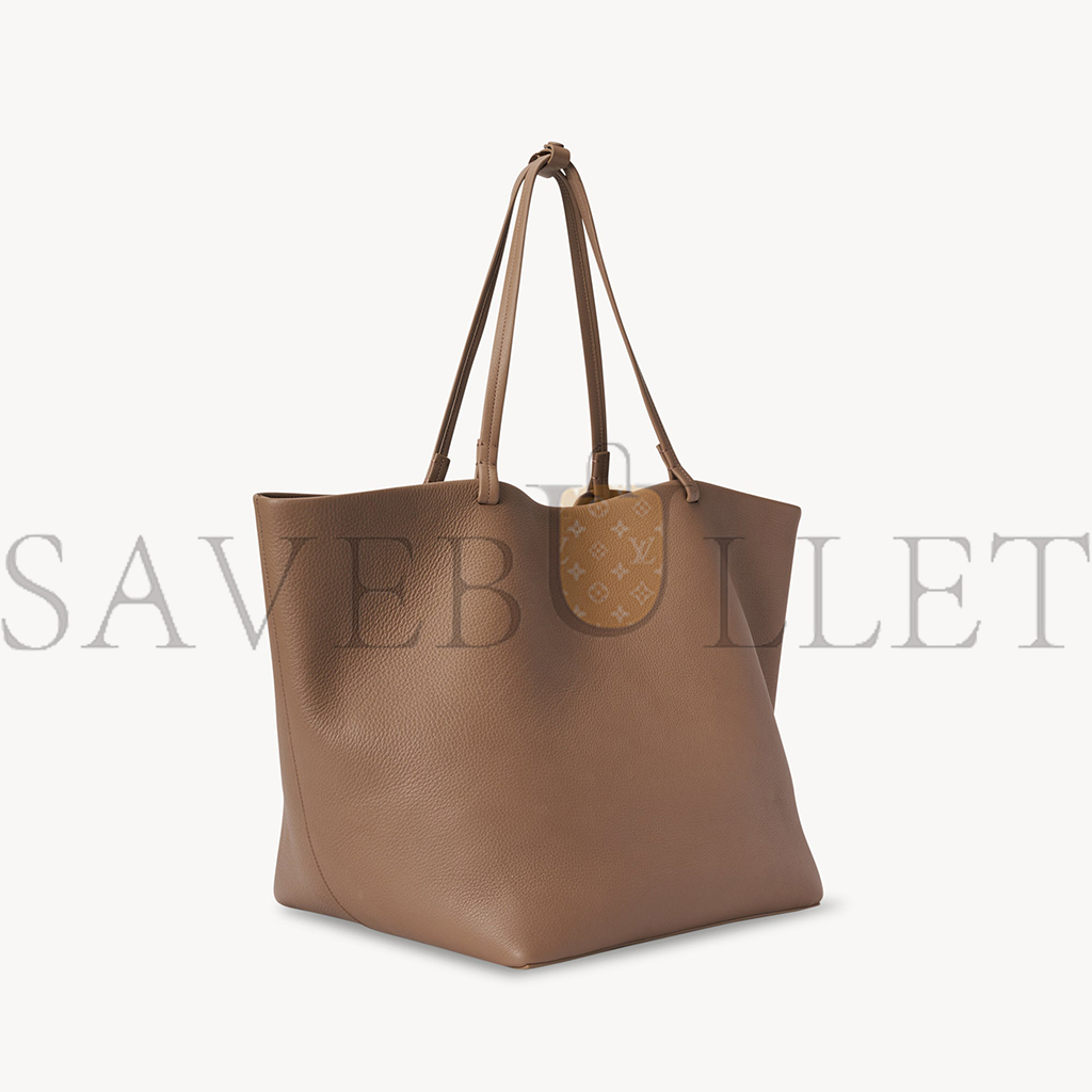 THE ROW XL PARK TOTE BAG IN LEATHER TAUPE W1201L133TPLD (36*30*30cm)