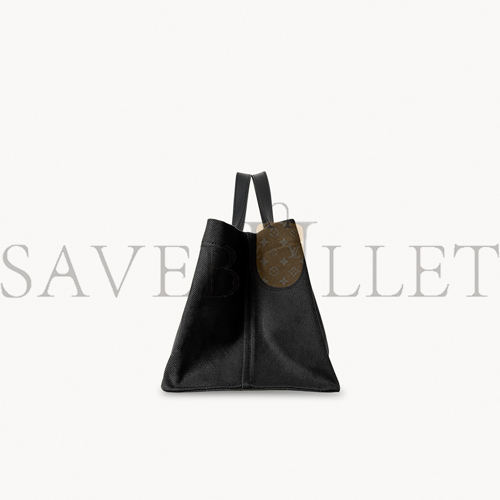 THE ROW IDAHO BAG IN COTTON BLACK W1593W253BLSG (35*20*17cm)