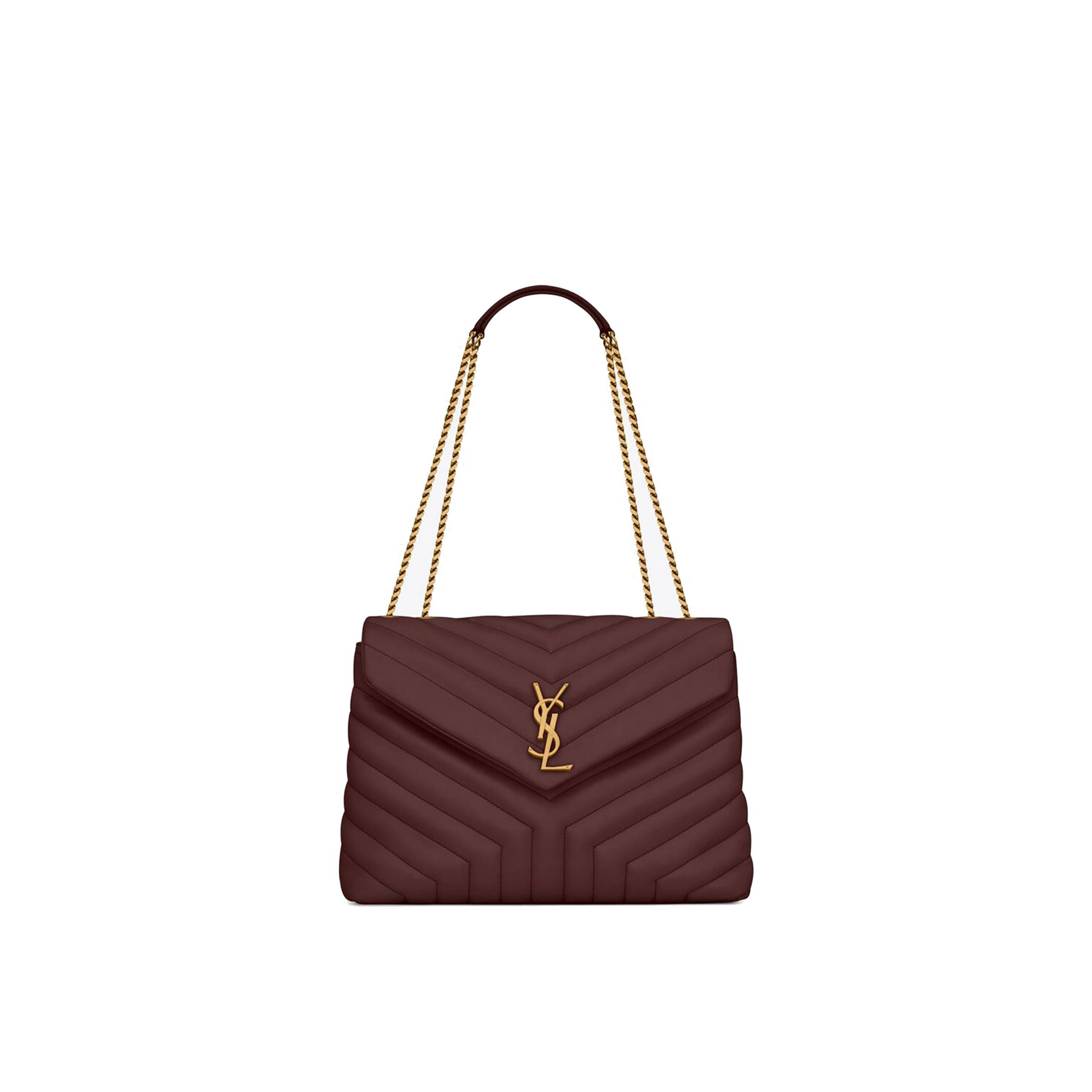 YSL LOULOU MEDIUM CHAIN BAG IN QUILTED LEATHER 574946DV7276475 (32*22*12cm) YSL LOULOU MEDIUM CHAIN BAG IN QUILTED LEATHER 574946DV7276475 (32*22*12cm)