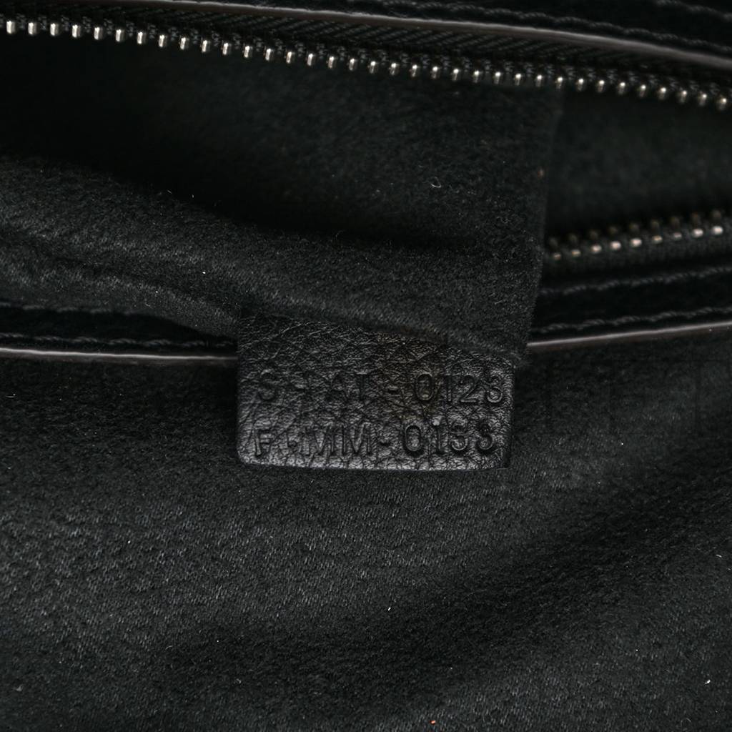 CELINE DRUMMED CALFSKIN MICRO LUGGAGE BLACK (26*26*14cm) CELINE DRUMMED CALFSKIN MICRO LUGGAGE BLACK (26*26*14cm)